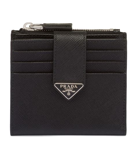 prada card holder money clip|Prada card holder saffiano.